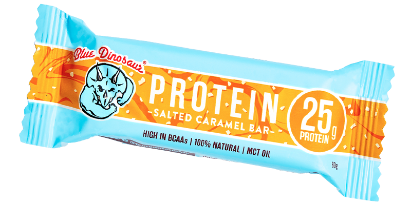 Blue Dinosaur Protein Bar - Salted Caramel 60g