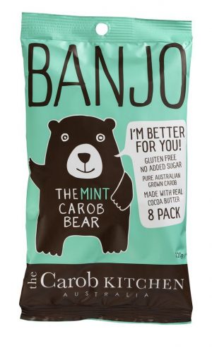 Banjo Mint Carob Bears (8) 120g