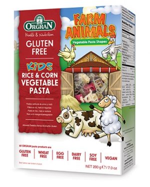 Orgran Farm Animals Kids Rice & Corn Vegetable Pasta 200g