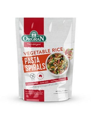 Orgran Vegetable Rice Spirals 250g