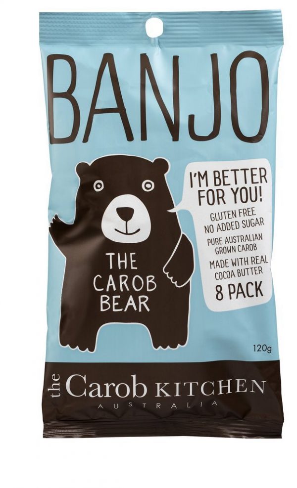 Banjo Milk Carob Bears (8) 120g