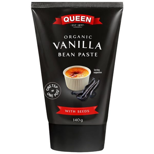 Queen Organic Vanilla Bean Paste 140g