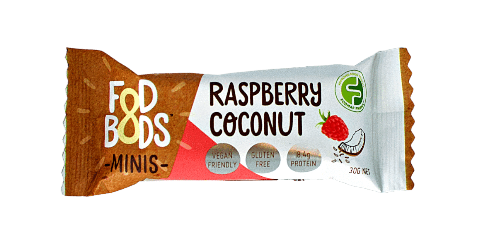FodBods Raspberry Coconut Minis 30g