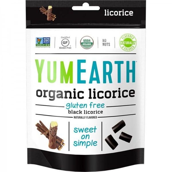 YumEarth Organic Licorice - Black Licorice 142g