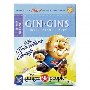 Gin Gins Double Strength Ginger Candy Travel Box 31g