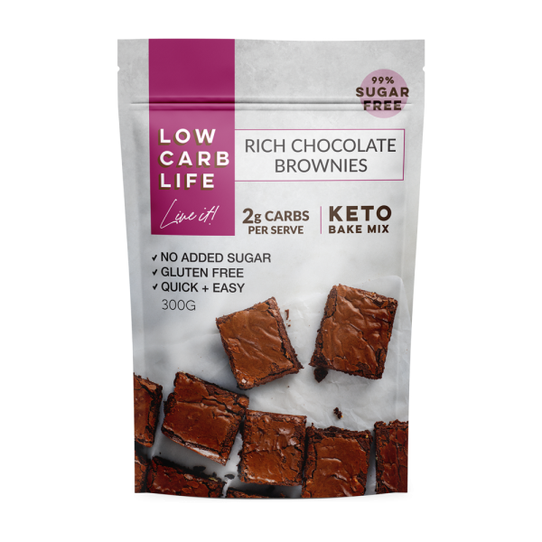 Low Carb Life Rich Chocolate Brownies 300g - Gluten Free Me